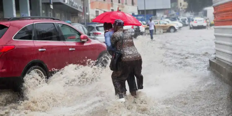 Chuvas em Luanda.
