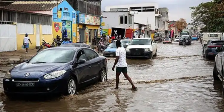 Chuvas na cidade de Luanda