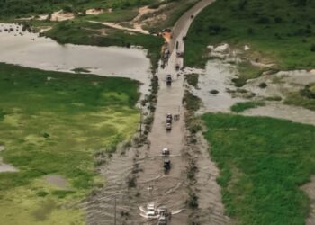 Cheias no Porto Amboim/Cuanza-Sul