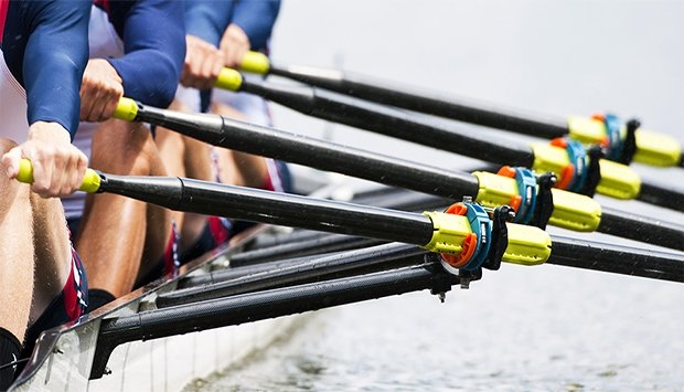 Prova de remo em Paris