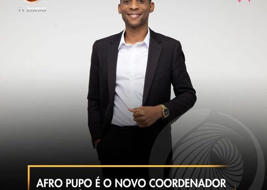Afro Pupo é o novo coordenador das mídias digitais da TV Zimbo.