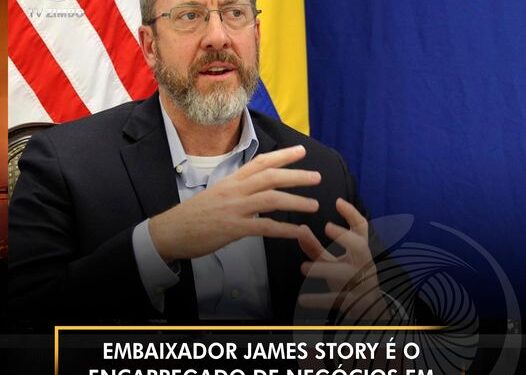 Embaixador James Story é o Encarregado de Negócios em Angola e São Tomé e Príncipe.