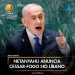 Netanyahu anuncia cessar-fogo