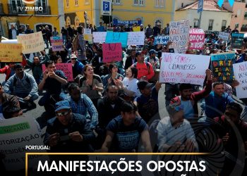 Manifestações opostas  juntam 28 associações