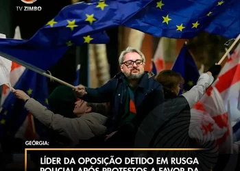 Líder da oposição detido em rusga policial após protestos a favor da adesão à União Europeia