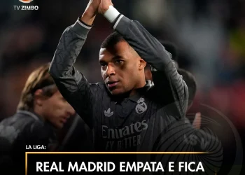 Real Madrid empata e fica a um ponto da liderança