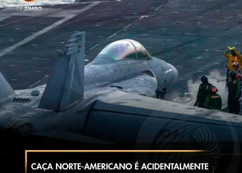 Caça norte-americano é acidentalmente abatido no Mar Vermelho.
