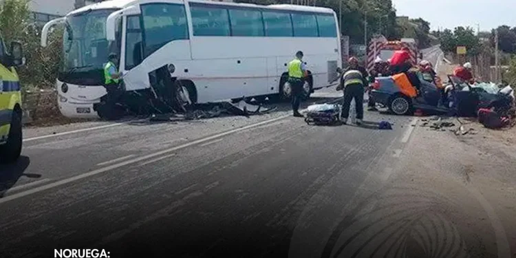 Despiste de autocarro provoca três mortes em Hadsel