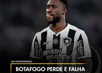 Botafogo perde e falha jogo com Real Madrid