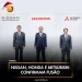 Nissan, Honda e Mitsubishi confirmam fusão.