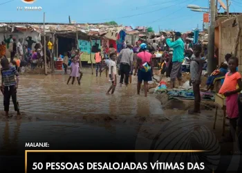 50 pessoas desalojadas vítimas das chuvas em Calandula e Quirima