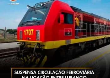 Suspensa circulação ferroviária na ligação entre Lubango e Menongue