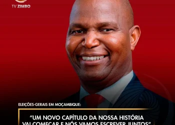 “Um novo capítulo da nossa história vai começar e nós vamos escrever juntos”, afirmou Daniel Chapo