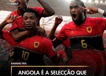 Angola é a selecção que mais subiu no ano de 2024