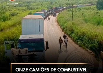 Onze camiões de combustível impedidos de seguir para a RDC