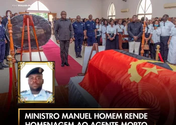 Ministro Manuel Homem rende homenagem ao agente morto por atropelamento