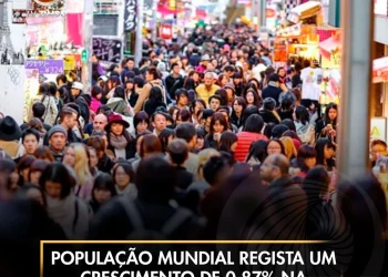 População mundial regista um crescimento de 0,87% na passagem de ano