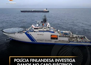 Polícia finlandesa investiga danos no cabo eléctrico do mar Báltico