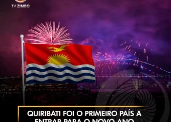 Quiribati foi o primeiro país a entrar para o novo ano de 2025.