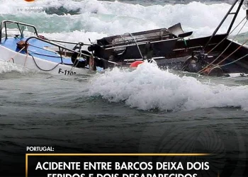 Acidente entre barcos deixa dois feridos e dois desaparecidos no Rio Tejo