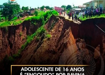 Adolescente de 16 anos é “engolido” por ravina no Uíge