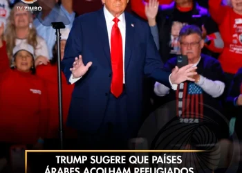 Trump sugere que países árabes acolham refugiados palestinianos