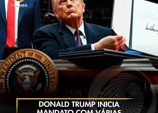 Donald Trump inicia mandato com várias ordens executivas