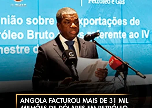 Angola facturou mais de 31 mil milhões de dólares em petróleo em 2024