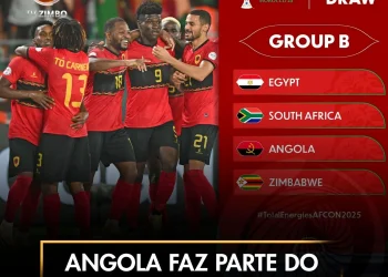 Angola faz parte do Grupo B do CAN 2025