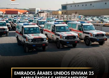 Emirados Árabes Unidos enviam 25 ambulâncias e medicamentos para Angola