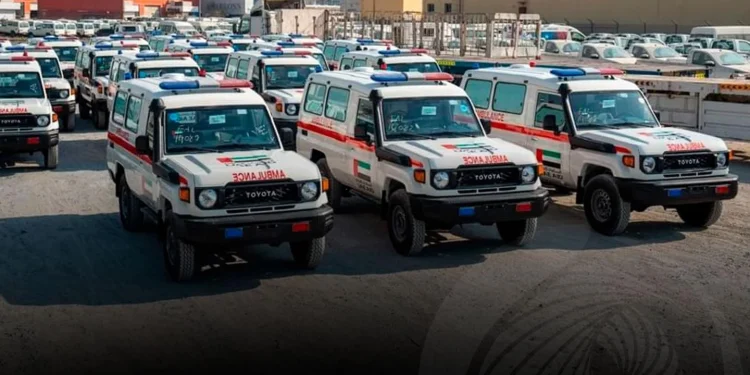 Emirados Árabes Unidos enviam 25 ambulâncias e medicamentos para Angola