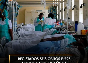 Registados seis óbitos e 225 novos casos de cólera nas últimas 24 horas