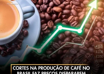 Cortes na produção de café no Brasil faz preços dispararem no mercado global
