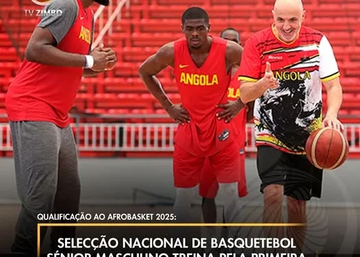 Selecção Nacional de Basquetebol sénior masculino treina pela primeira vez em Trípoli