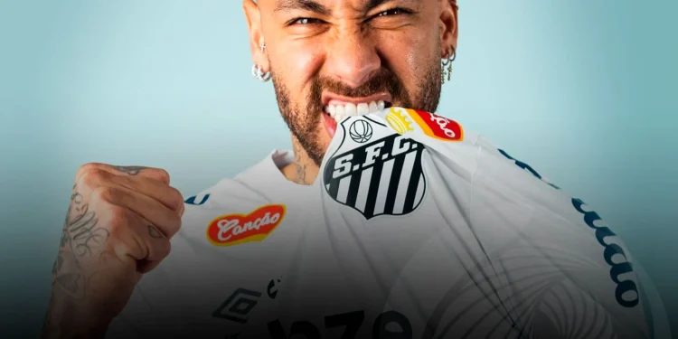 Neymar Jr assina com o Santos FC por seis meses