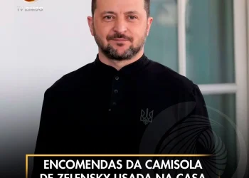 Encomendas da camisola de Zelensky usada na Casa Branca disparam