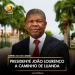 Presidente João Lourenço a caminho de Luanda