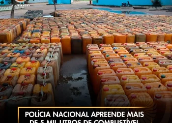 Polícia Nacional apreende mais de 5 mil litros de combustível diversos