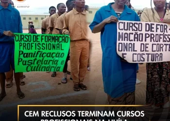 Cem reclusos terminam cursos profissionais na Huíla