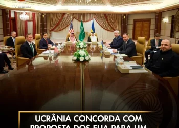 Ucrânia concorda com proposta dos EUA para um cessar-fogo de 30 dias