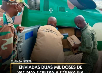 Enviadas duas mil doses de vacinas contra a cólera na localidade do Luinha