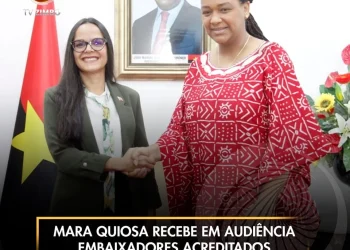 Mara Quiosa recebe em audiência embaixadores acreditados em Angola