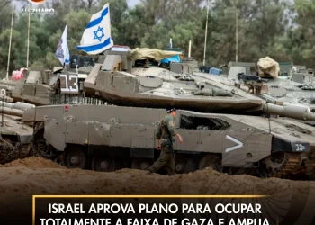 Israel aprova plano para ocupar totalmente a Faixa de Gaza e amplia ofensiva contra o Hamas