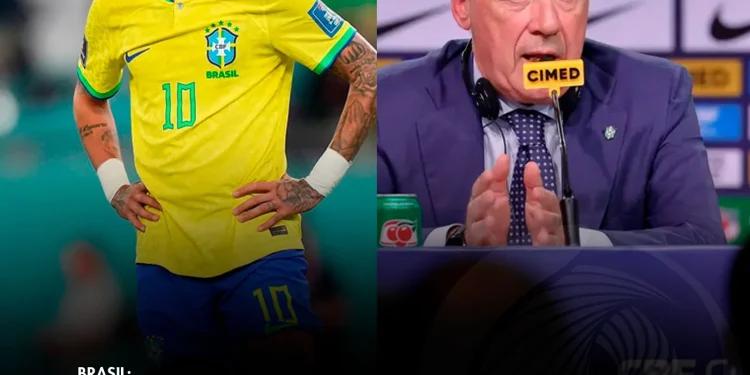 Carlos Ancelotti deixa Neymar fora da primeira convocação