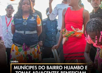 Munícipes do bairro Huambo e zonas adjacentes beneficiam de água potável