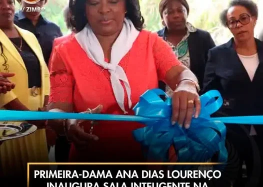 Primeira-Dama Ana Dias Lourenço inaugura sala inteligente na centralidade do Kilamba