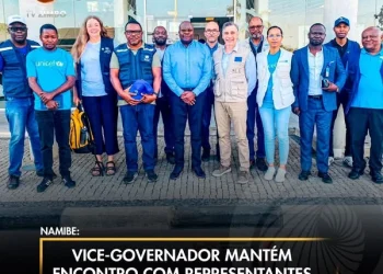 Vice-governador mantém encontro com representantes da OMS, UNICEF e UE.