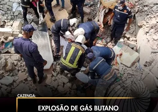 Explosão de gás butano causa três mortes