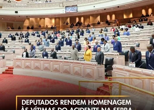 Deputados rendem homenagem às vítimas do acidente na Serra da Leba