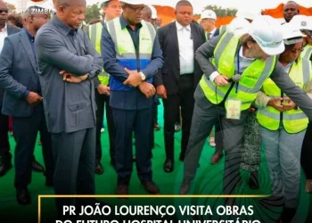 PR João Lourenço visita obras do futuro Hospital Universitário de Luanda